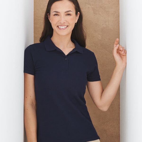Henbury Ladies Modern Fit Cotton Piqué Polo Shirt Thumbnail