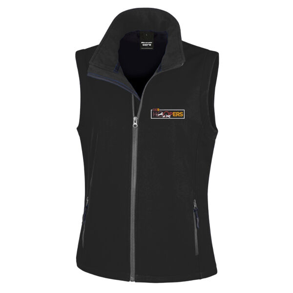 bk9 Hoopers   - Result Core Ladies Printable Soft Shell Bodywarmer Thumbnail
