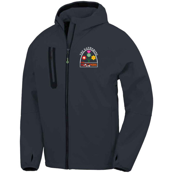 BK9 The gathering  - Result Recycled Three Layer Printable Hooded Soft Shell Jacket Thumbnail