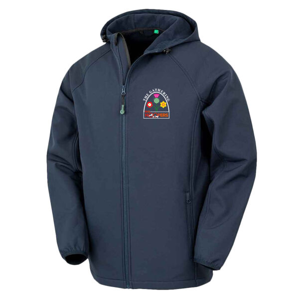 BK9 The gathering  - Result Recycled Three Layer Printable Hooded Soft Shell Jacket Thumbnail